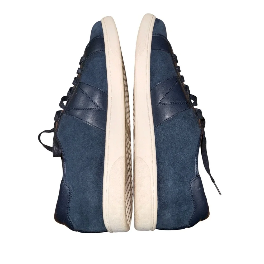 Vionic Jerome Suede Sneakers Mens 11 Pre-Owned Low‎ Top Navy Blue Shoes Orthotic